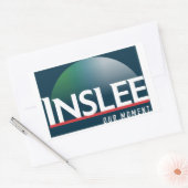 Sticker Rectangulaire Jay Inslee 2020 (Enveloppe)