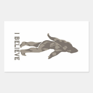 Sticker Rectangulaire Je crois 2