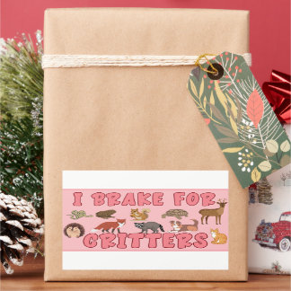 Sticker Rectangulaire Je freins pour les critères