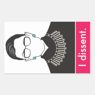 Sticker Rectangulaire Je m'oppose