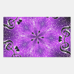 Sticker Rectangulaire Je rock, tu rock !_