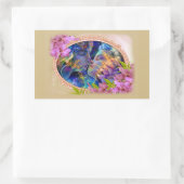 Sticker Rectangulaire Je t'aime (Sac)