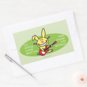 Sticker Rectangulaire J'écris une chanson (Enveloppe)