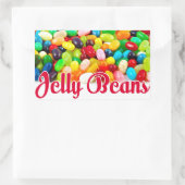 Sticker Rectangulaire Jelly Beans (Sac)