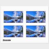 Sticker Rectangulaire Jenny le matin (Feuille)