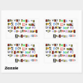 Sticker Rectangulaire Jérémie 29:13 (Feuille)