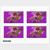 Sticker Rectangulaire Jester (Feuille)