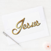 STICKER RECTANGULAIRE JESUS (Enveloppe)