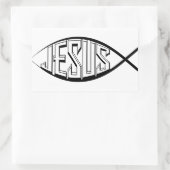 Sticker Rectangulaire Jésus (Sac)