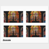 Sticker Rectangulaire jésus (Feuille)