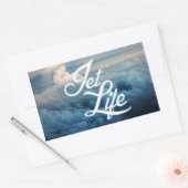 Sticker Rectangulaire Jet Life (Enveloppe)