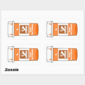 Sticker Rectangulaire Jet Ski Est Ma Drogue (Feuille)