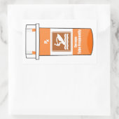 Sticker Rectangulaire Jet Ski Est Ma Drogue (Sac)