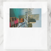 Sticker Rectangulaire Jetée de marina de Dubaï 7 (Sac)