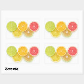 Sticker Rectangulaire Jeux olympiques de Citrus (Feuille)
