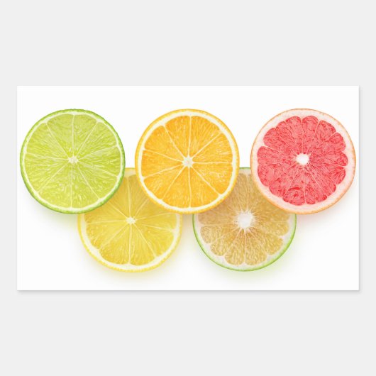 Sticker Rectangulaire Jeux olympiques de Citrus (Devant)