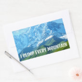 Sticker Rectangulaire J'explique chaque montagne (Enveloppe)