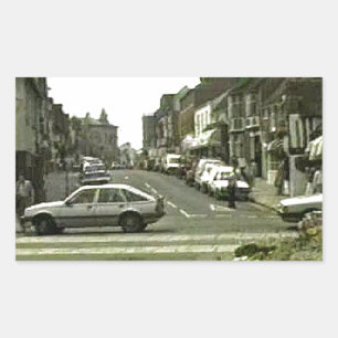 Sticker Rectangulaire jGibney 1986 de rue de Stratford-sur-Avon