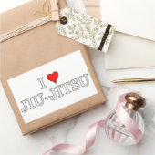 Sticker Rectangulaire Jiu Jitsu (Cadeaux)
