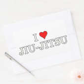 Sticker Rectangulaire Jiu Jitsu (Enveloppe)
