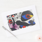 Sticker Rectangulaire joan miro peintures art, art abstrait (Enveloppe)
