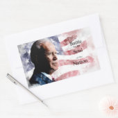 Sticker Rectangulaire Joe Biden avec Battle for the Soul of the Nation (Enveloppe)
