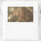 Sticker Rectangulaire John Bauer - Pauvre petite base (Sac)