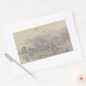 Sticker Rectangulaire John Constable - Fulham Church (Enveloppe)