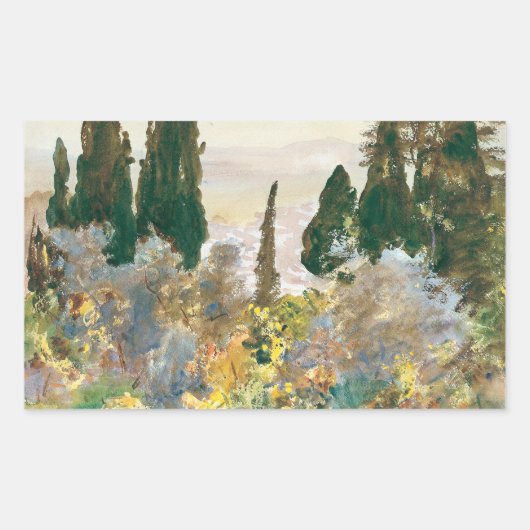 Sticker Rectangulaire John Singer Sargent - Grenade (Devant)