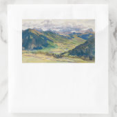 Sticker Rectangulaire John Singer Sargent - Open Valley, Dolomites (Sac)