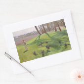 Sticker Rectangulaire John Singer Sargent - Paysage avec Goatherd (Enveloppe)