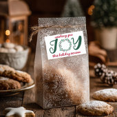 Sticker Rectangulaire JOIE Fer de Noël à main