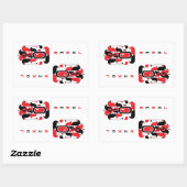 STICKER RECTANGULAIRE JOKER (Feuille)