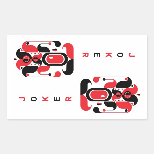 STICKER RECTANGULAIRE JOKER (Devant)