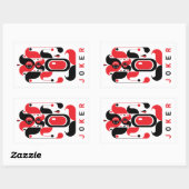 STICKER RECTANGULAIRE JOKER (Feuille)