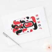 STICKER RECTANGULAIRE JOKER (Enveloppe)