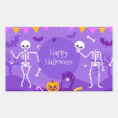 Sticker Rectangulaire Joli Halloween (Devant)