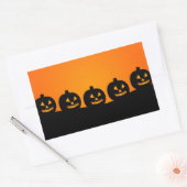 Sticker Rectangulaire Joli Halloween Jack-o'-lantern (Enveloppe)