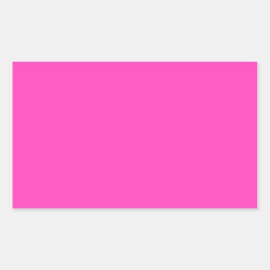 Sticker Rectangulaire Joli Rose (Devant)