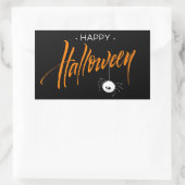 Sticker Rectangulaire Jolie araignée Halloween (Sac)