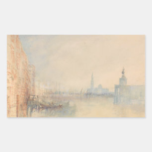 Sticker Rectangulaire Joseph Mallord William Turner - Venise, La Bouche