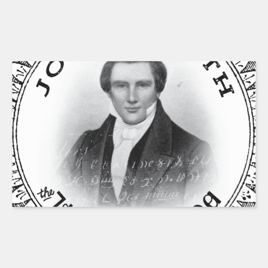 Sticker Rectangulaire Joseph Smith Le Prophète de Dieu (Devant)