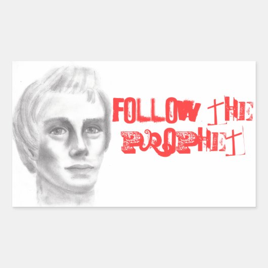 Sticker Rectangulaire Joseph Smith mormon LDS prophète (Devant)