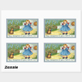 Sticker Rectangulaire Joséphine la sorcière Chat (Feuille)