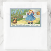 Sticker Rectangulaire Joséphine la sorcière Chat (Sac)