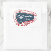 Sticker Rectangulaire Joshua Tree Escalade Carabiner (Sac)