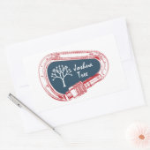Sticker Rectangulaire Joshua Tree Escalade Carabiner (Enveloppe)