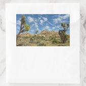 Sticker Rectangulaire Joshua Trees et Blue Sky Desert Paysage (Sac)