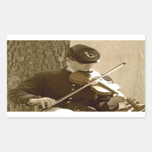 Sticker Rectangulaire Joueur de la guerre civile