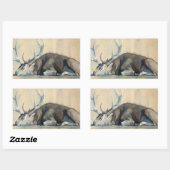 Sticker Rectangulaire Jour 2014 (Feuille)